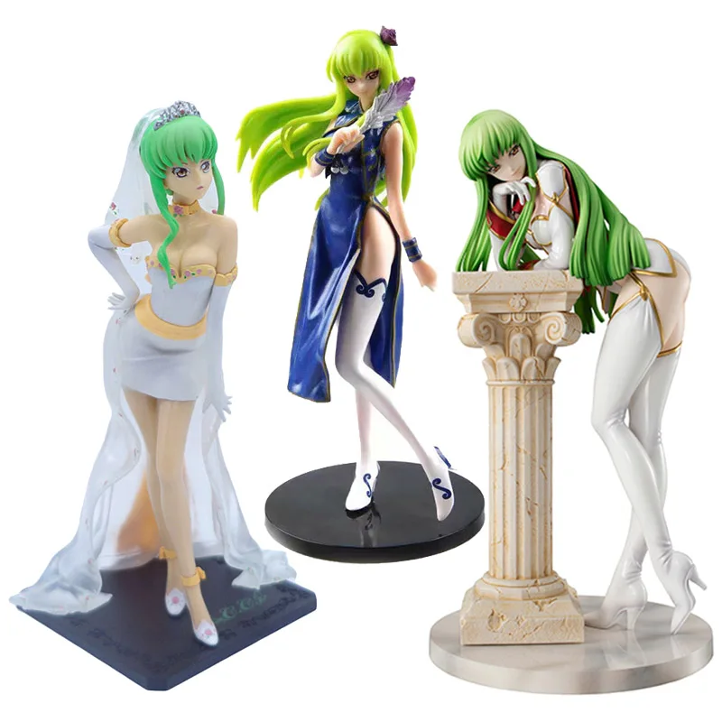 Аниме CODE GEASS Lelouch Of The Rebellion свадебное платье Ver. C.C. Экшн фигурка пролива куртка CC PVC