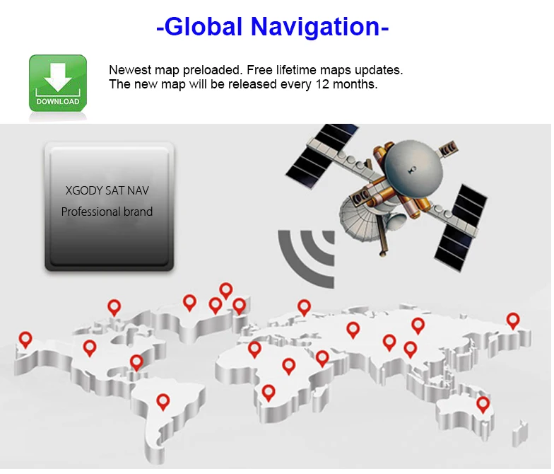 XGODY " 4,3" HD грузовик Автомобильный gps навигатор FM Sat Nav 128/8 ГБ gps авто карта обновленная Россия Navitel карта Навигатор Автомобильный