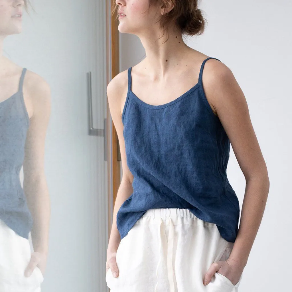 Cotton Tops Women Sexy Sleeveless Top Plus Size Camis Summer Halter Woman Harajuku Strap Vest Tees Female #4 | Женская одежда