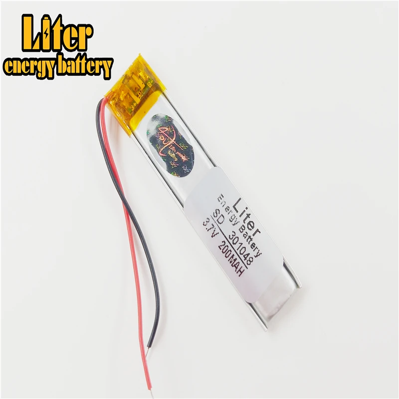 031048 301048 3 7 V 200mAh 301050 литий полимерный ионный аккумулятор для Mp3 MP4|Перезаряжаемые