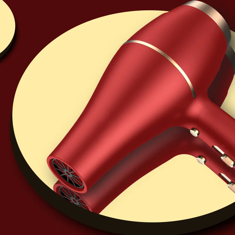 

Professional Powerful Hair Dryer Fast Dry Styling Blow Barber Salon Styling Tools Hot/Cold Air Blow Dryer 3 Speed Adjustment