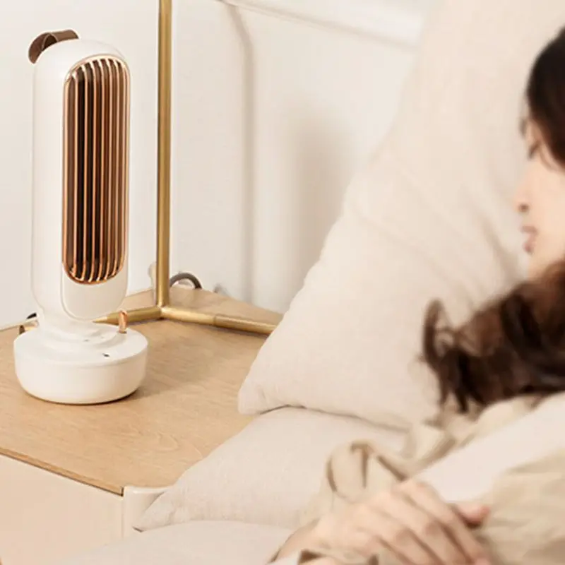 

Retro Humidification Tower Fan Two in One USB Charging Air Conditioner Cooler K1AD