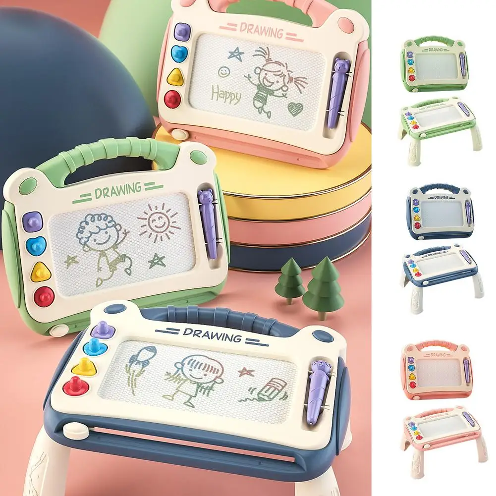 

Multi-Function Big Size Magnetic Drawing Tablet Desk Toys Painting Supplies Games For Children Girls Educational Paint Table Toy