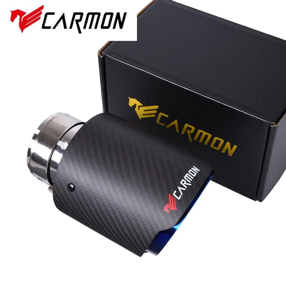 Универсальный автомобильный глушитель выхлопной трубы CARMON с прямым краем