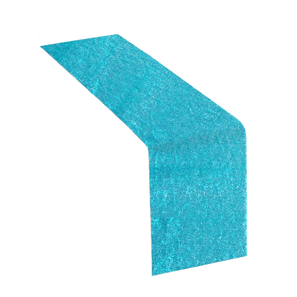 1 шт. блестящая Бирюзовая настольная дорожка с блестками для свадьбы Рождества