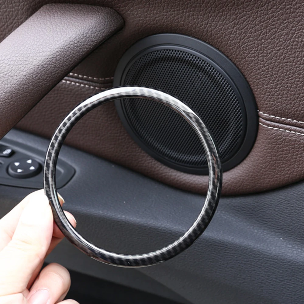 

CarManGo Car Accessories Door Audio Speaker Circle Sound Trim Frame Sticker Interior Decoration Molding for BMW X1 F48 2016-2020