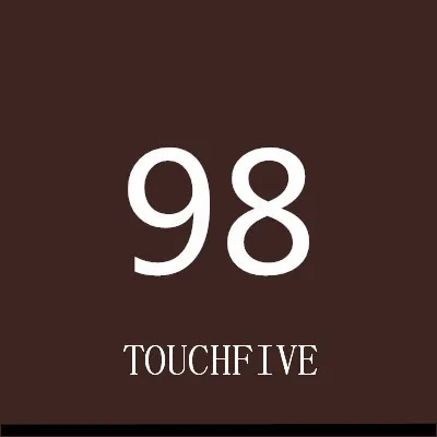 TOUCHFIVE 168 цветов одиночные художественные маркеры Кисть ручка эскиз на спиртовой основе маркеры двойная головка манга ручки для рисования товары для рукоделия - Цвет: 98-chestnut brown