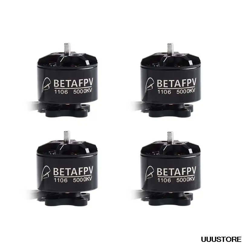 

Новинка 4 шт. BETAFPV 1106 4500KV 4S бесщеточный двигатель для 4S 85-120 мм FPV RC Whoop гоночный Дрон Квадрокоптер