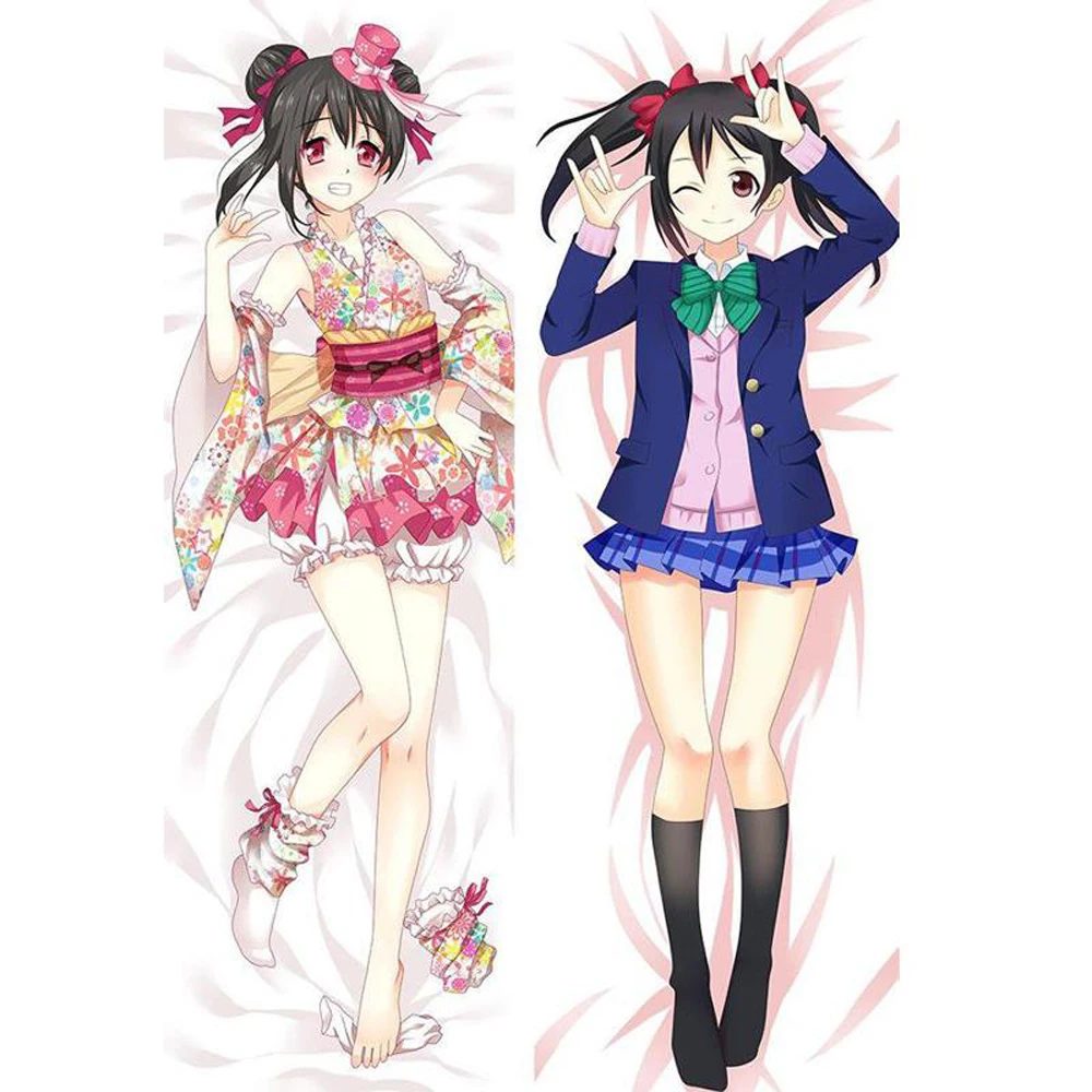 Sexy Girl Japanese Cosplay Anime Love Live!Yazawa Nico Throw Otaku Dakimakura Gifts Bedding Hugging Body Pillow Case 150x50 CM | Дом и сад