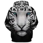 Мужскаяженская толстовка с капюшоном и капюшоном, ветровка, куртка, свитшоты, модная брендовая осенняя мужская одежда с 3d-принтом тигра, льва