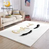 BlessLiving Eyelash Large Carpet For Living Room Gold Black Cute Eyes Center Rug Funny Bedroom Carpet for Fashion Girls Alfombra 1