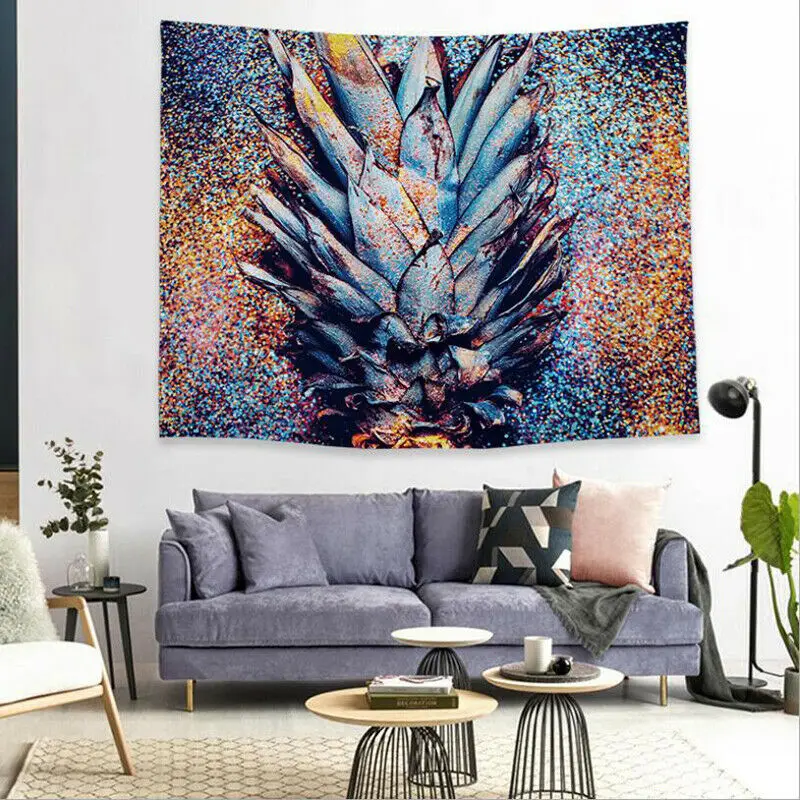 

Hanging Psychedelic Christmas Tapestry Wall Blanket Printed Home Decoration