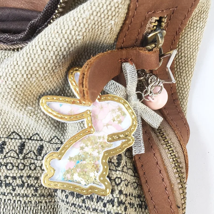 3D Формы для вырубки металлических ножниц «Домик панда-кролик» для скрапбукинга, фотоальбома, открытки, бумажного тиснения, рукоделия DIY.