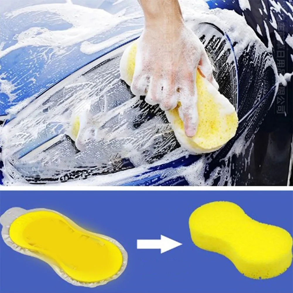 

Car Washing Sponge Block Honeycomb Car Polishing Cleaning Tool Kitchen Wash Tool Large Size Car Wash Sponge Random Color