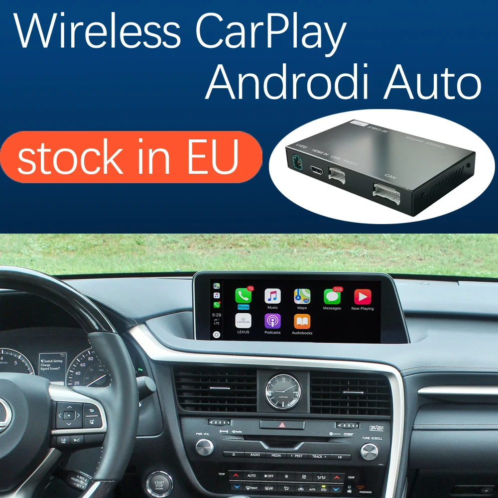 Беспроводной автомобильный интерфейс Apple CarPlay для Lexus RX 2016 2019 с функцией Mirror Link