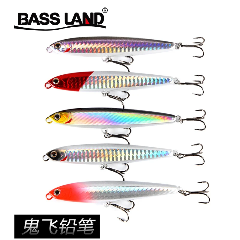 Рыболовная Приманка Карандаш Плавная плавающая блесна липкая приманка Морская