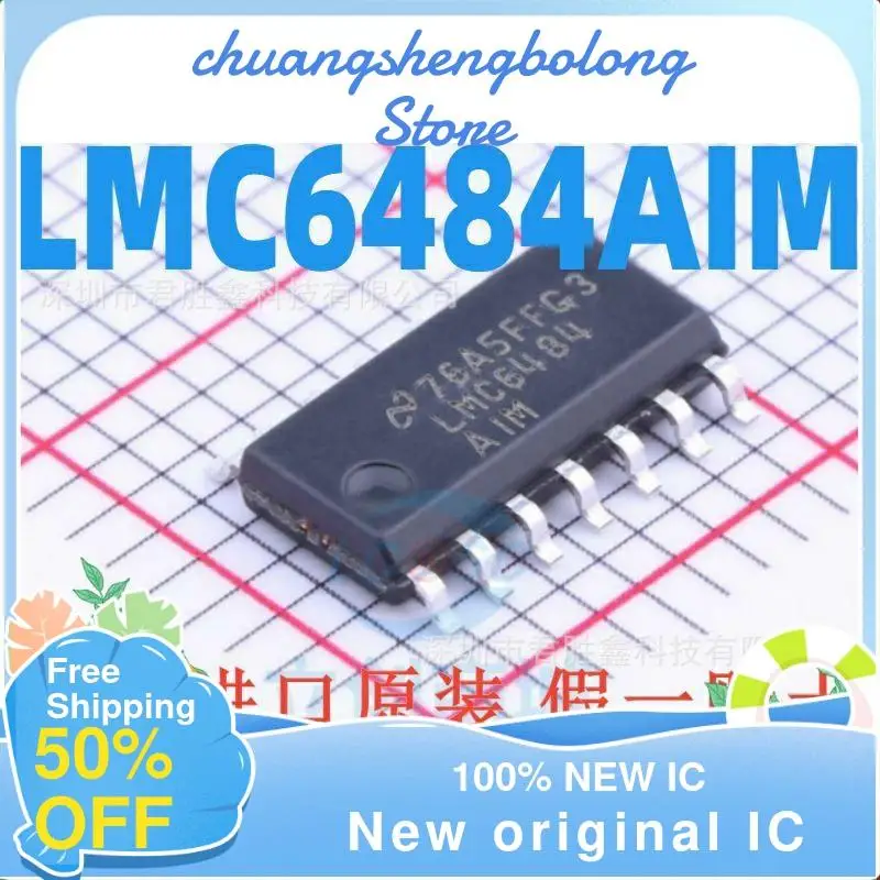 

10-200PCS LMC6484 LMC6484AIM LMC6484AIMX NS New original IC