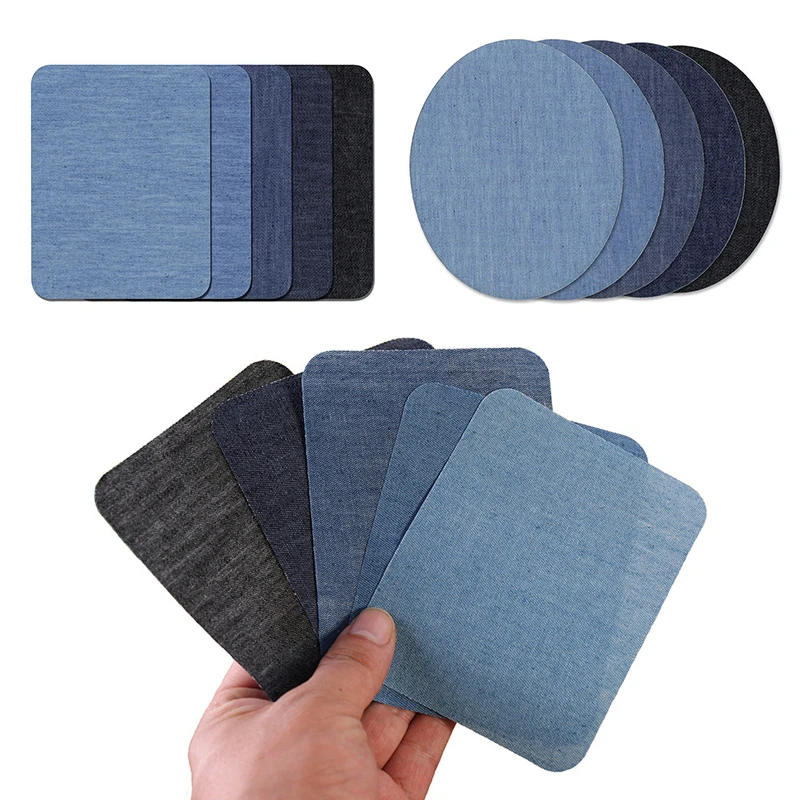 Ремонтные штаны железные накладки на локти и джинсовые швейная ткань одежда