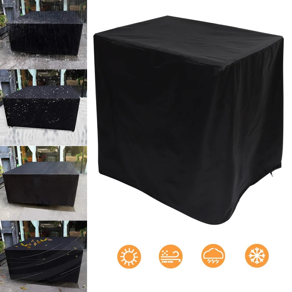 

Waterproof Furniture Cover Furniture Protector Grill Cover (Black)