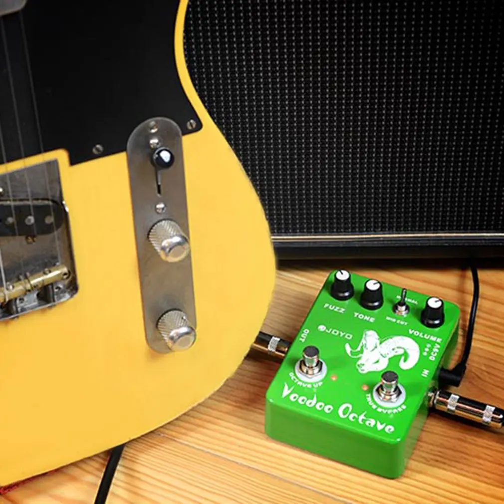 oyo jf 12 voodoo octave fuzz effekt gitarre pedal electric bass dynamische kompression effekte true bypass musical gitarre zubehör free global sh