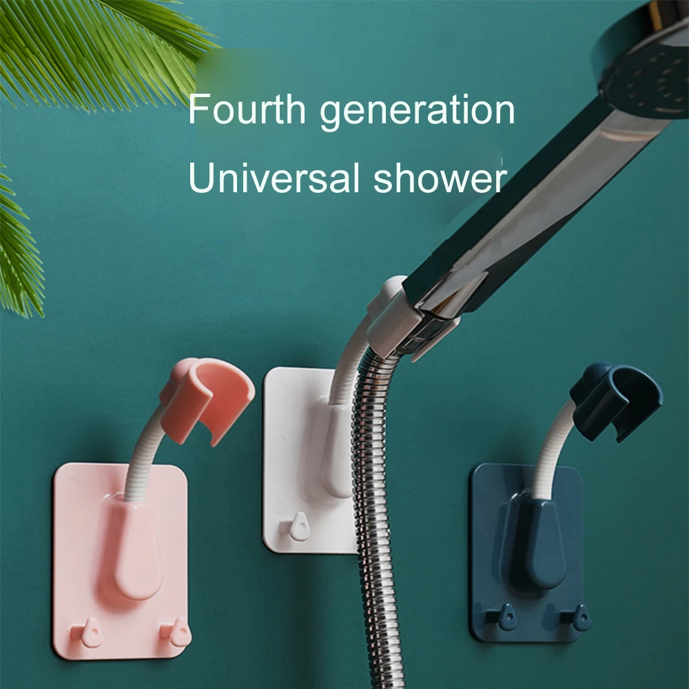 

Shower Bracket Free Punching Fixed Shower Head Hanging Seat Shower Suction Cup Bracket Shower Head Bathroom Shower Accessories