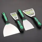 6 шт. набор шпатлевых ножей набор лезвий скребок с противоскользящей пластиковой ручкой DIY инструмент