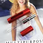 20 штук Одежда высшего качества 5ml пустая Стекло бутылка Заправляемый алюминиевый спрей атомайзер для макияжа женские распылитель путешествия Размеры