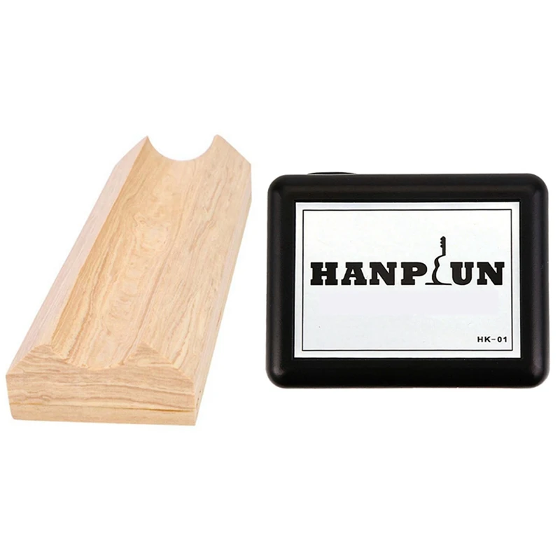 Опора для шеи гитары "Caul Guitar Rest" из мягкого деревоподобного материала, подушка и подставка.