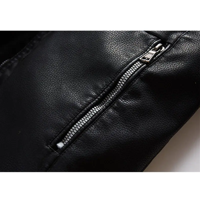 Мужская кожаная куртка новинка сезона осень весна одежда мотоциклетная крутая