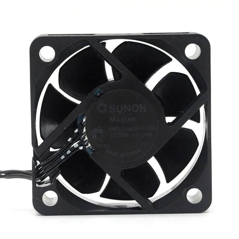 

SUNON HA50151V4-1Q01U-Q99 super quiet 12V 0.24W four wire 5015 fan 50x50x15mm cooler