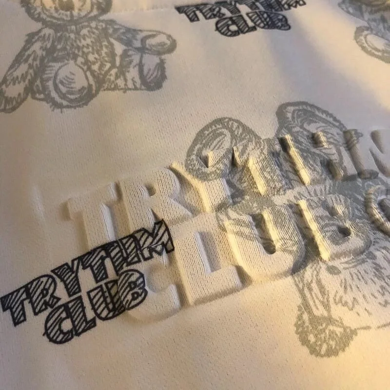 

Women Hoodie Cute Bear Letter Sweatshirt 2021 New Autumn Winter Korean Loose Casual Long Sleeve Pullover Streetwear Fasion Coat