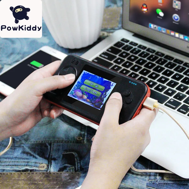 Игровая консоль Powkiddy 416 портативная игровая приставка с двойным USB-выходом