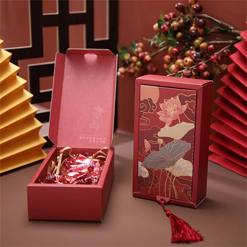 

20Pcs Candy Box Gift Packaging with Tassel Birthday Wedding Party Event Favor Cookies Decor Baby Shower Bookmarks Shape Gift Box