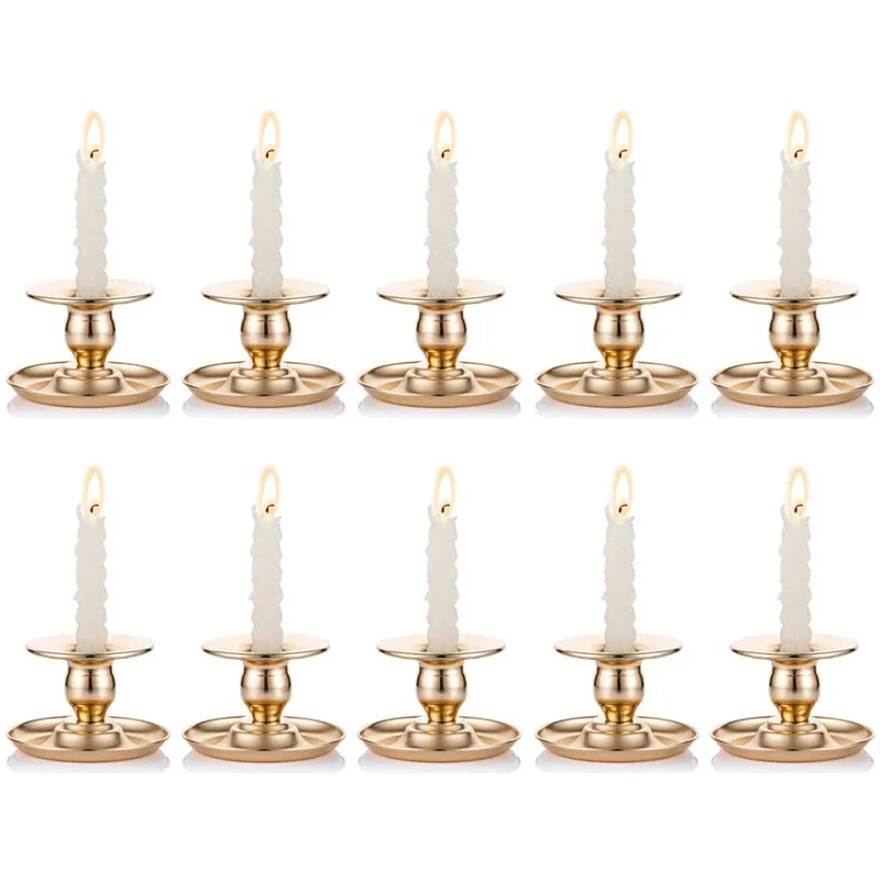 10 шт. металлический подсвечник подходит для конусных и подсвечников чайников