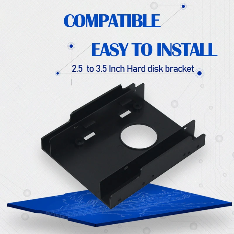 UTHAI G19  Double Layer 2.5 Inch to 3.5 Inch Bracket Plastic Hard Disk Holder Laptop Mechanical SSD Solid State Adapter images - 6