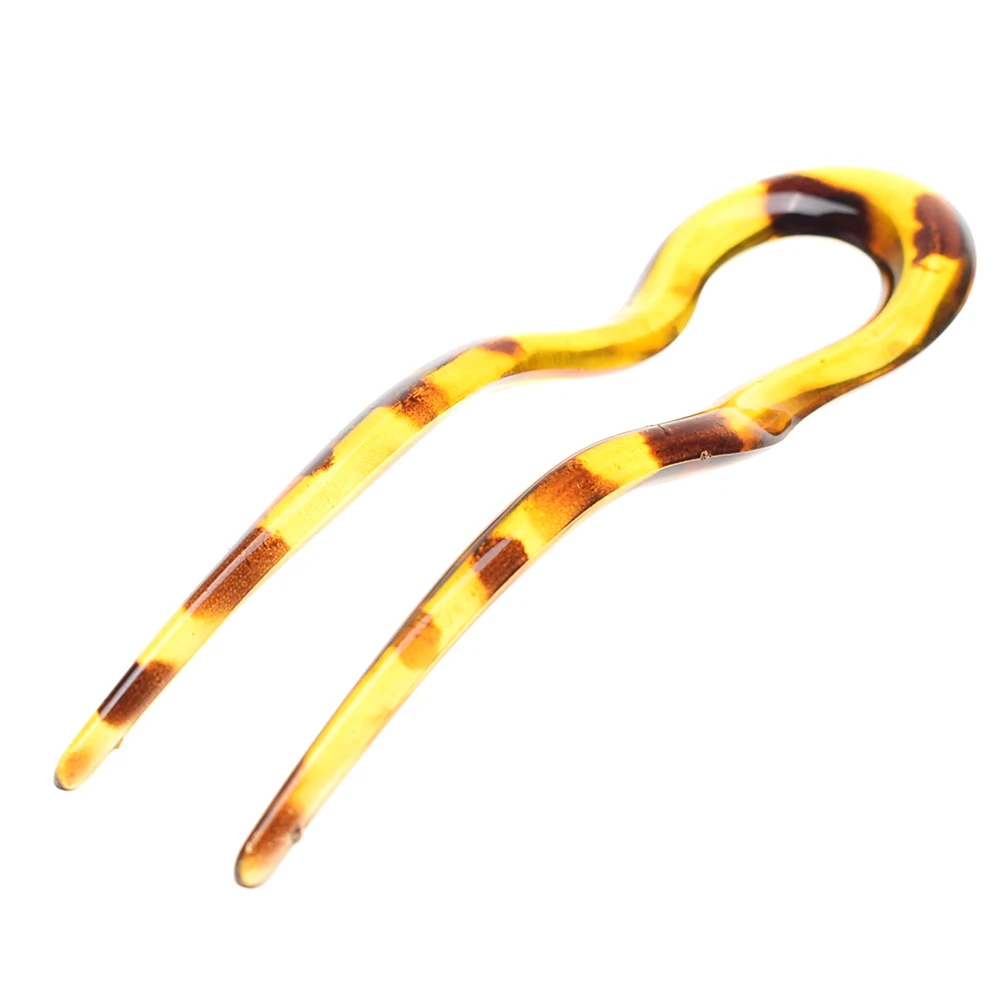 Женская черная волшебная Гибкая заколка для волос пластиковая шпилька зажимы