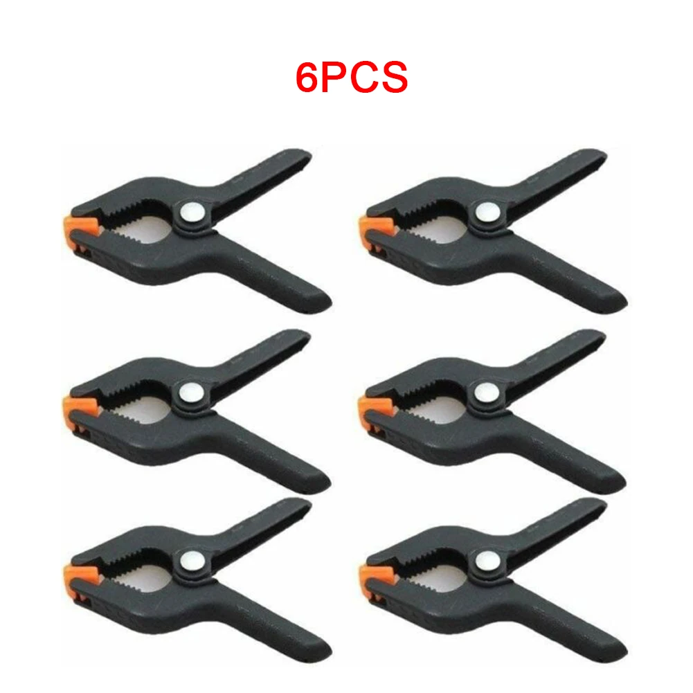 

6pcs Nylon Clamps 3inch Spring Clips Set Toggle Clamps Grips Plastic Nylon