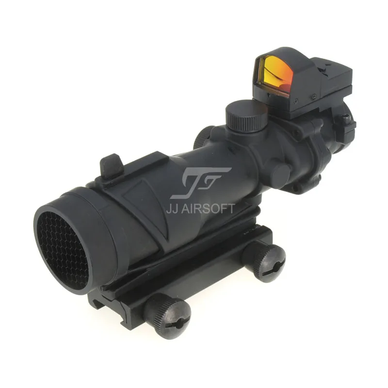 JJ страйкбол ACOG Стиль 4x32 прицел с доктором мини красный точечный датчик света и