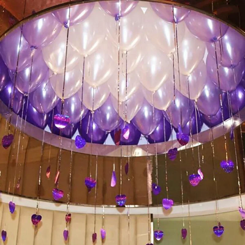 100 шт./компл. лазерный дождь шелковые блестки украшение для свадебной комнаты