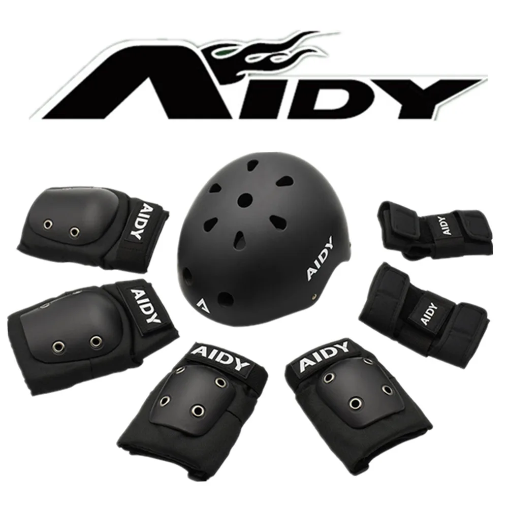 Детское Защитное снаряжение для роликовых коньков защитное из 7 предметов |