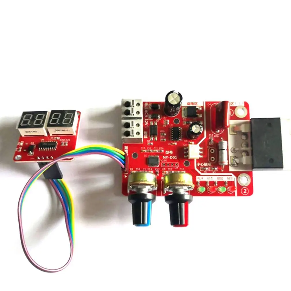 

Ny-d01 Spot Welding Machine Control Panel Adjust Time Current Digital Display Spot Welding Transformer Controller