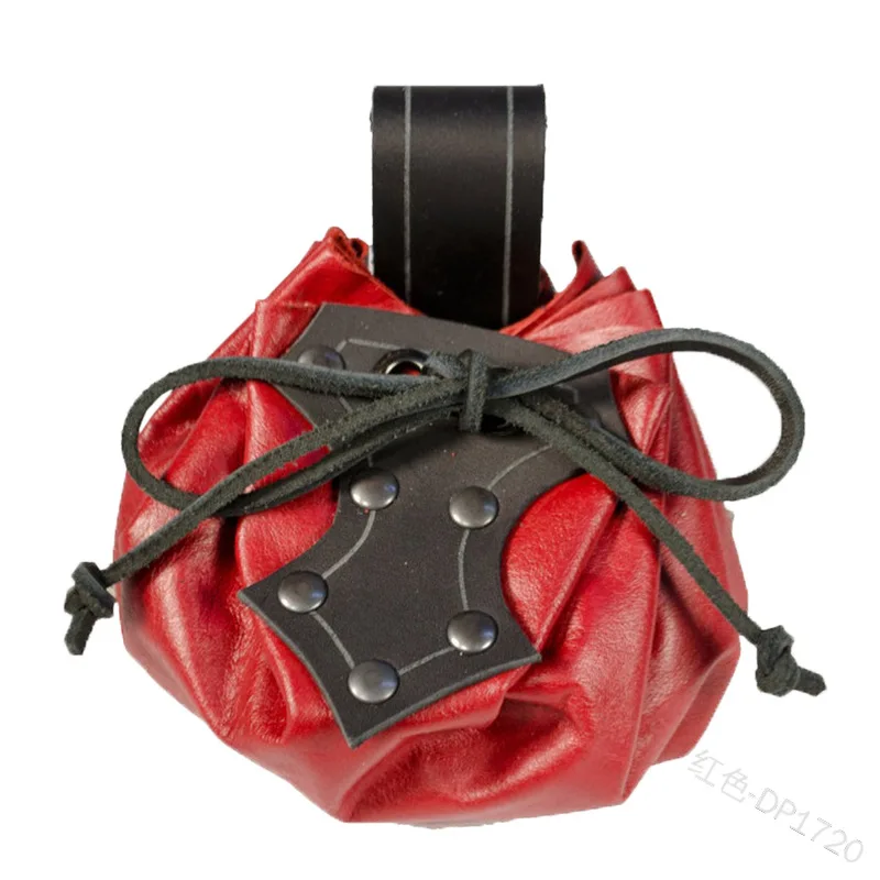 Средневековый Кожаный Кошелек Viking винтажный кожаный кошелек сумка для монет или