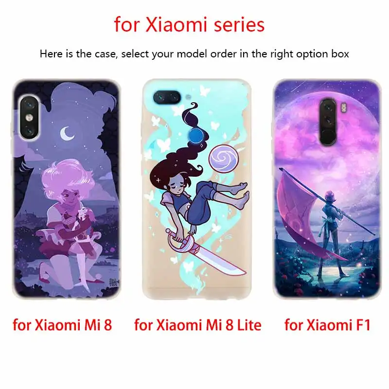 Мягкий чехол из ТПУ Для Xiaomi Mi 11 Pro Ultra 10 9 8 SE 6X 5X A3 A1 A2 LITE cc9 cc9e Steven Universe Pearl | Мобильные