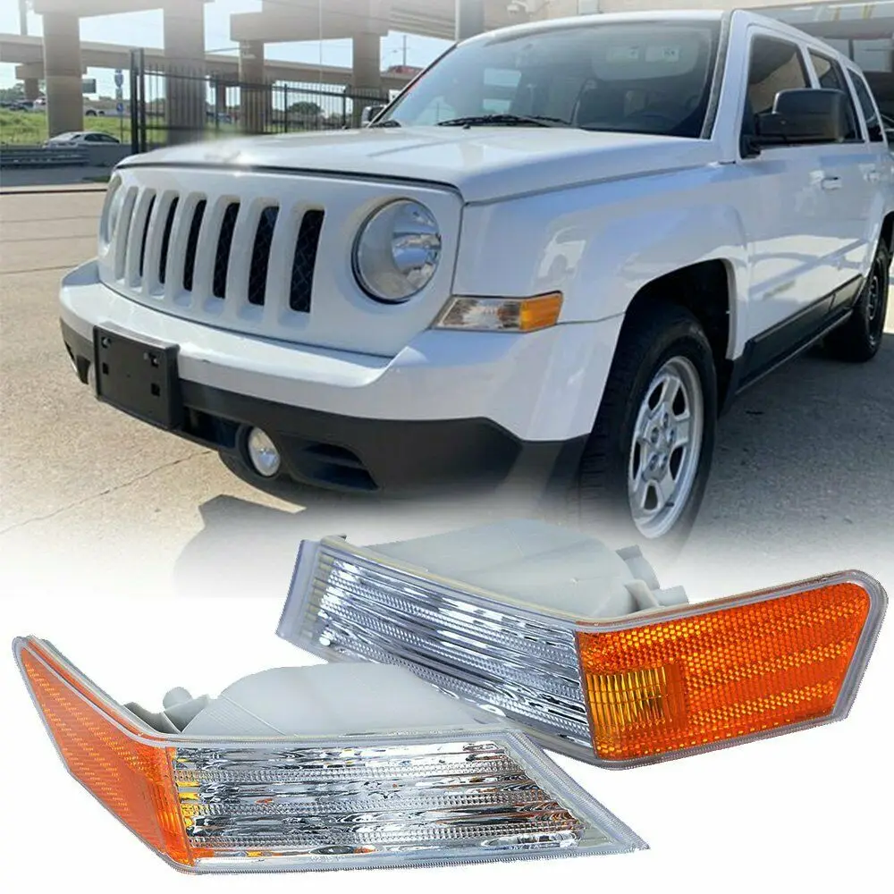 

For 2007-2017 Jeep Patriot Front Right / Left Side Parking Turn Signal Lens Housing Cover Correct Light