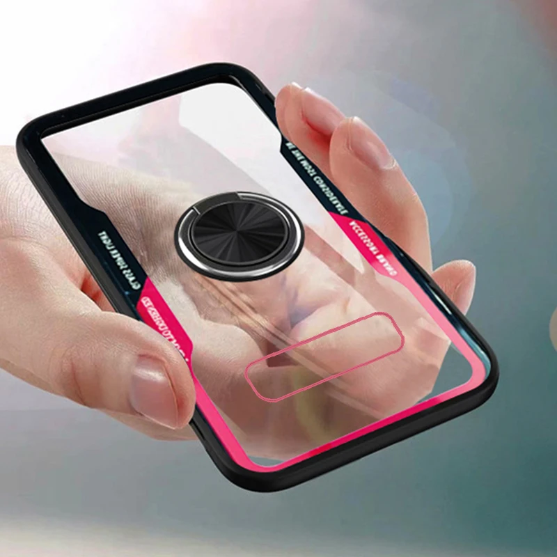 Роскошный Металлический автомобильный держатель с кольцом чехол для samsung galaxy S10