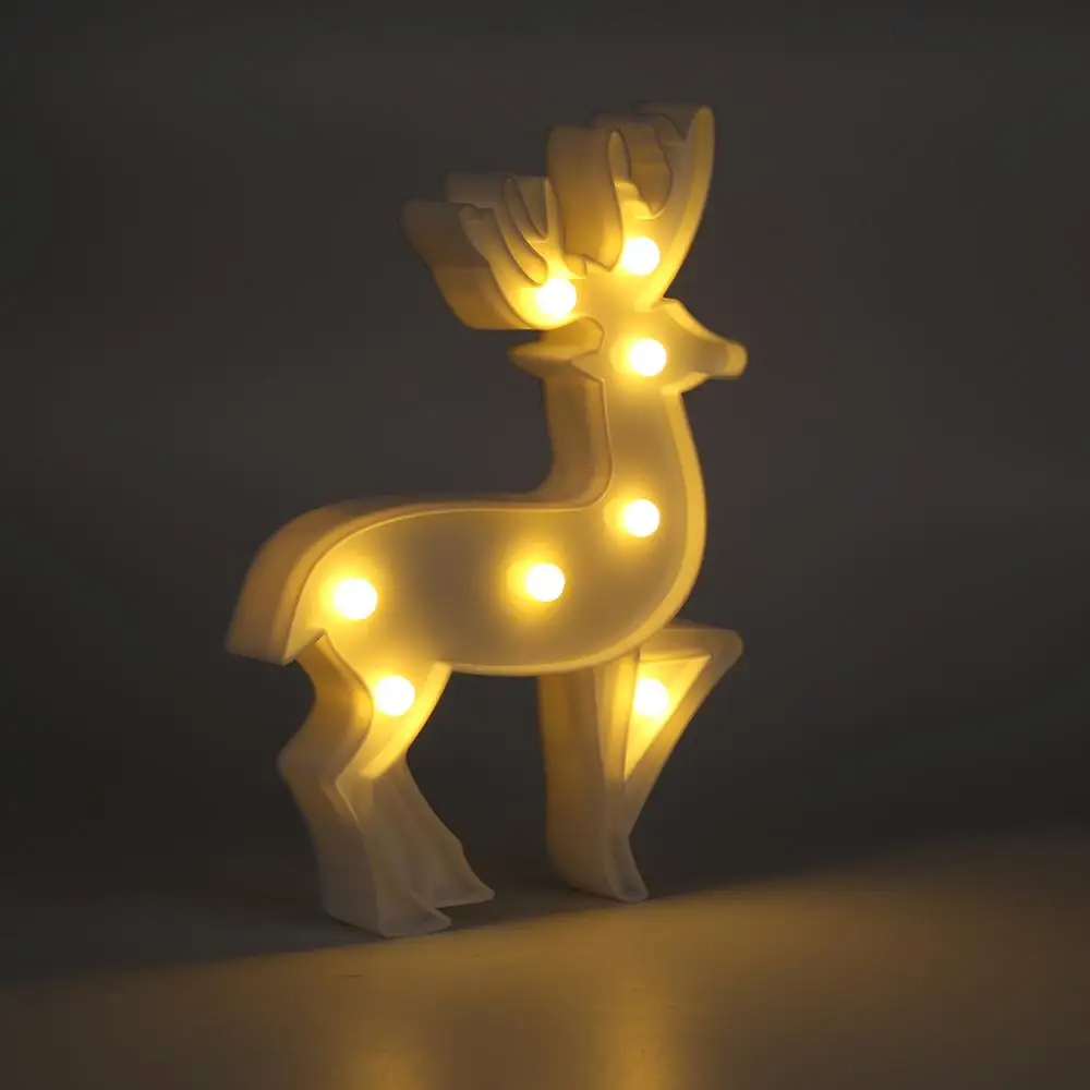 1/3 шт. Милая лошадь облако светильник 3D Звезда Луна светодиодный знак шатра для