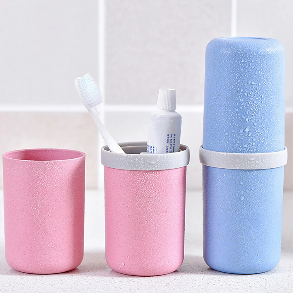 Портативная дорожная Экологичная пшеничная соломенная зубная щетка держатель