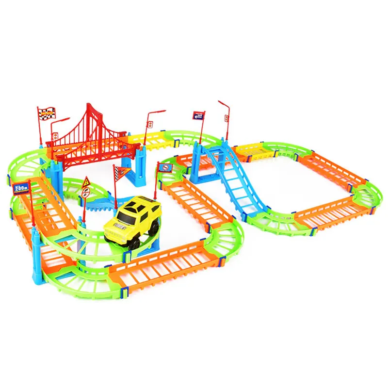 Электрический Железнодорожный автомобиль креативная игрушка сделай сам с