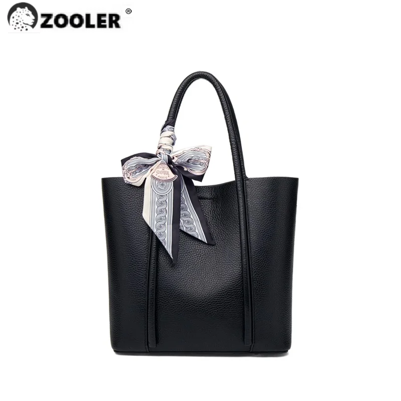 

Limited Offer ZOOLER Genuine Leather tote bag Large Soft Cow Woman bag Real Leather Handbags Winter bolsa feminina #sc1020