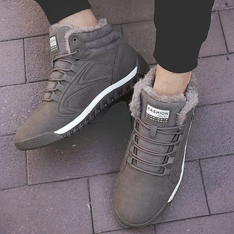 

Winter Women's Snow Boots Warm Plush Ladies Anti Slip Woman Lace Up Comfort Footwear Female Flats Sneakers Fashion 2021 Hot Sale